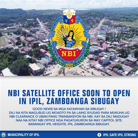 nbi ipil zamboanga sibugay|NBI SATELLITE OFFICE SOON TO OPEN .